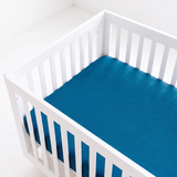 Anchor Blue Crib Sheet