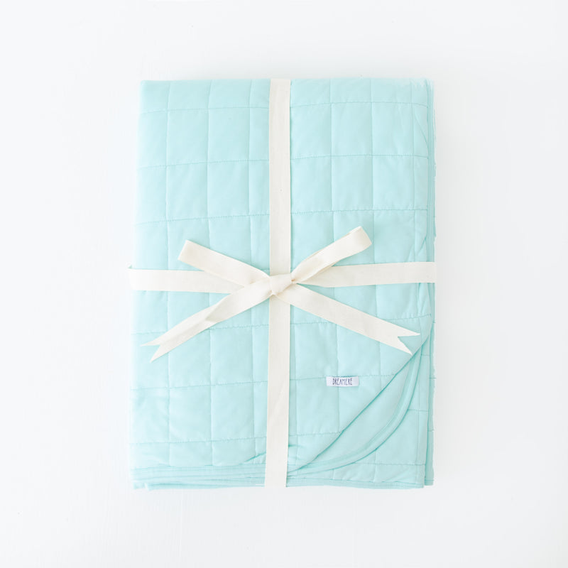 Oceanside Quilted Adult Bamboo Blanket - Three Layer