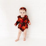 Fall-ing For You Long Sleeve Bubble Romper