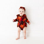 Fall-ing For You Long Sleeve Bubble Romper