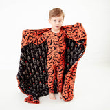 All Bats Are Off/Skeleton Crew Reversible Blanket