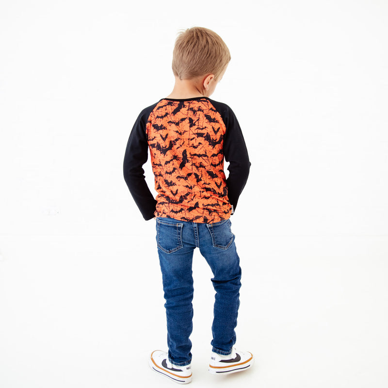 Long Sleeve Raglan Shirt Set: Halloween Duo