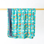 Dog Days Of Summer Reversible Blanket
