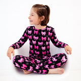 Bewitched Bows Two Piece Pajama Set