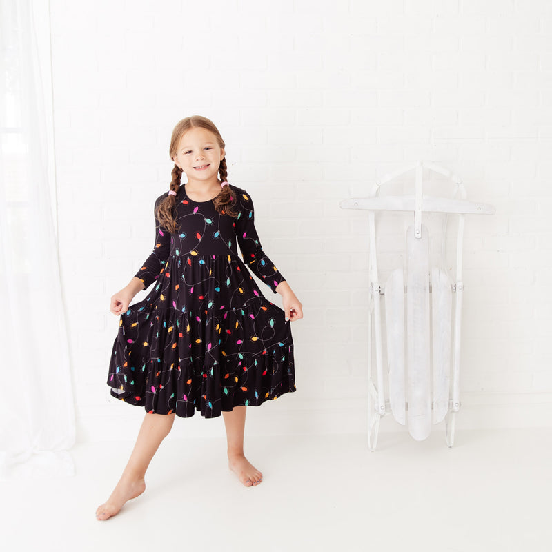 long sleeve swing dress black Hfyihgf Womens Tie Waist Ruffle Dress Off Shoulder Lantern Long Sleeve Chiffon Short Dresses A-Line Casual Swiss Dot Swing Dress(Black,S)