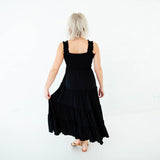 Onyx Women's Smocked Ruffle Tank Dress