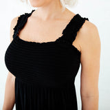 Onyx Women's Smocked Ruffle Tank Dress