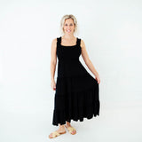 Onyx Women's Smocked Ruffle Tank Dress