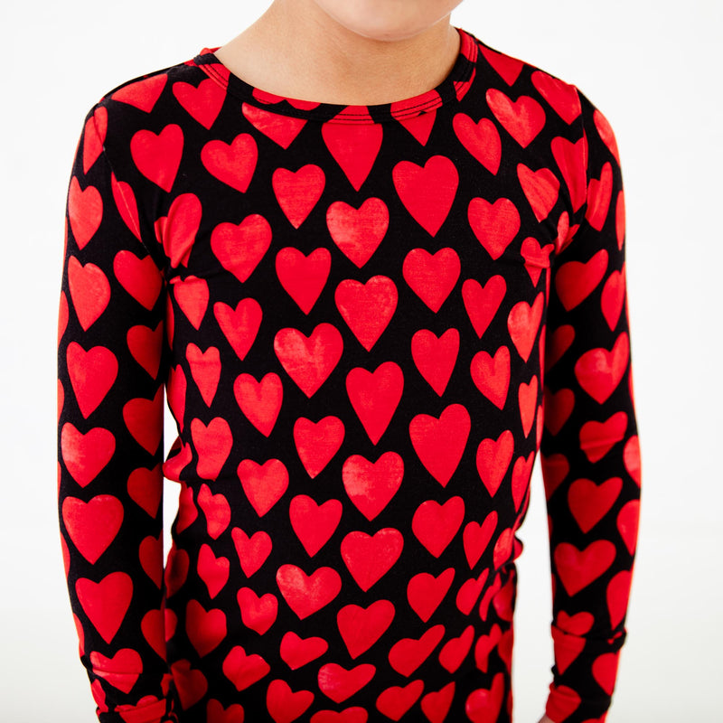 Heart To Heart Two Piece Pajamas Set