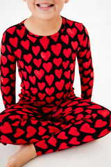 Heart To Heart Two Piece Pajamas Set