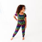 When Stars Kaleidoscope Smocked Romper