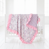 Bloom Baby Bloom Ruffle Reversible Blanket