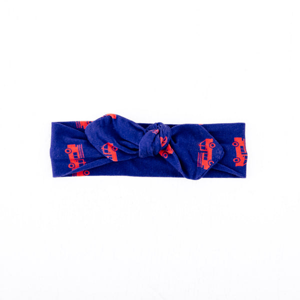 Hometown Heroes Topknot Headband - Navy