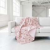 Blushing Fir You Quilted Adult Bamboo Blanket - Three Layer - DROPPING SEPTEMBER 9TH
