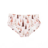 3 Pack Girl's Brief Underwear -Pink and Pine Trio - DROPPING SEPTEMBER 9TH