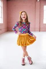 Botanical Belle Little Luxe Velour Skort Set - DROPPING AUGUST 12TH