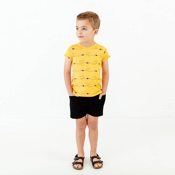 Bumble And Kind Basic Tee And Short Set