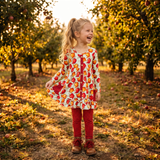 Caramelt Your Heart Ruffle Tunic and Pants Set