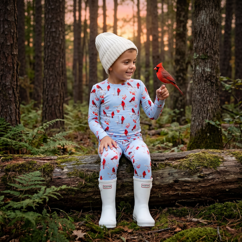 Love From Above Bamboo Two-Piece Pajama Set | Dreamiere