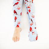 Footed options on a zipper pajama.