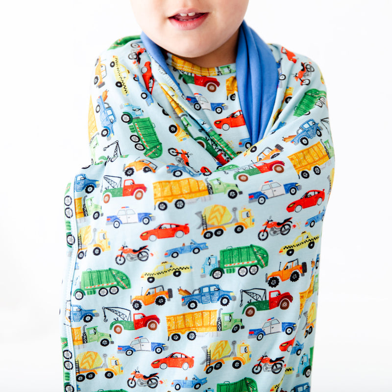 Rush Hour Reversible Blanket