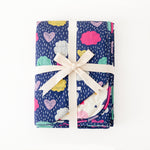 Love Reigns/Smitten Kittens Quilted Children's Bamboo Blanket