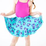 Crab Happens Tank Top And Ruffle Skort Set