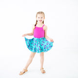 Crab Happens Tank Top And Ruffle Skort Set