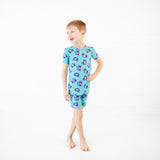 Crab Happens Short Sleeve and Shorts Two Piece Pajama Set