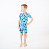 Crab Happens Short Sleeve and Shorts Two Piece Pajama Set