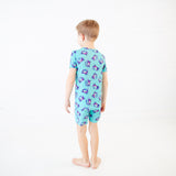 Crab Happens Short Sleeve and Shorts Two Piece Pajama Set