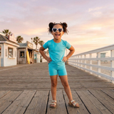 Curacao Short Sleeve and Shorts Two Piece Pajamas Set