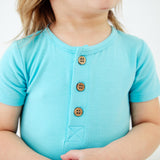 Curacao Short Sleeve Button Romper