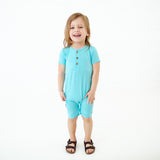 Curacao Short Sleeve Button Romper