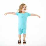 Curacao Short Sleeve Button Romper