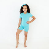 Curacao Short Sleeve and Shorts Two Piece Pajamas Set