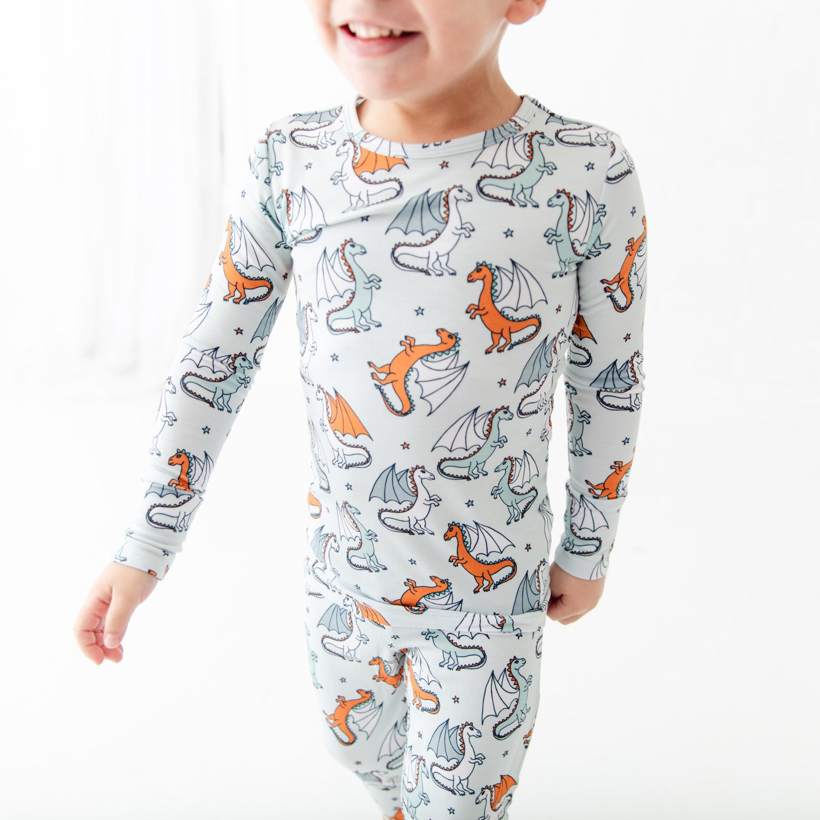 Dragons Bamboo Baby Pajama Sets for kids Dreamiere