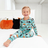A Drop Of Magic Two Piece Pajamas Set - Teal