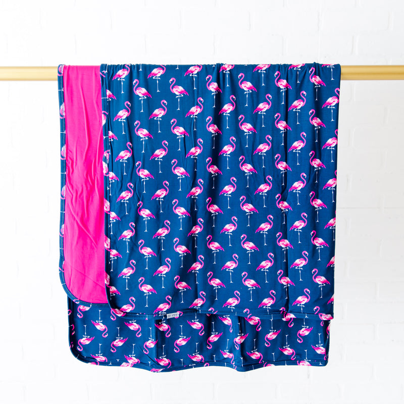 Go The Flock To Bed Reversible Blanket