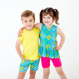 Bamboo Kids Clothing. Bamboo Shorts and Tee Set for Boys and Girls. Bamboo Summer Clothing.