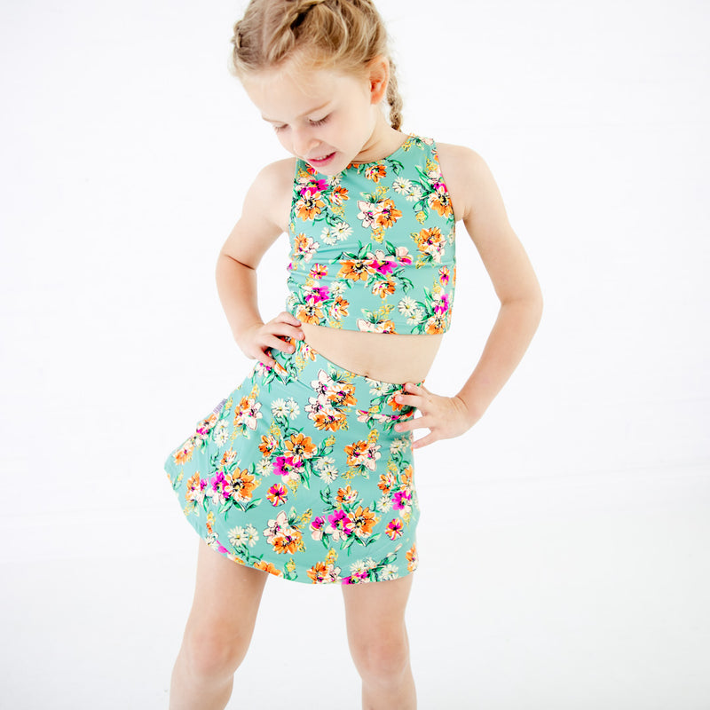 Flower Girl Bamboo Top and Skirt
