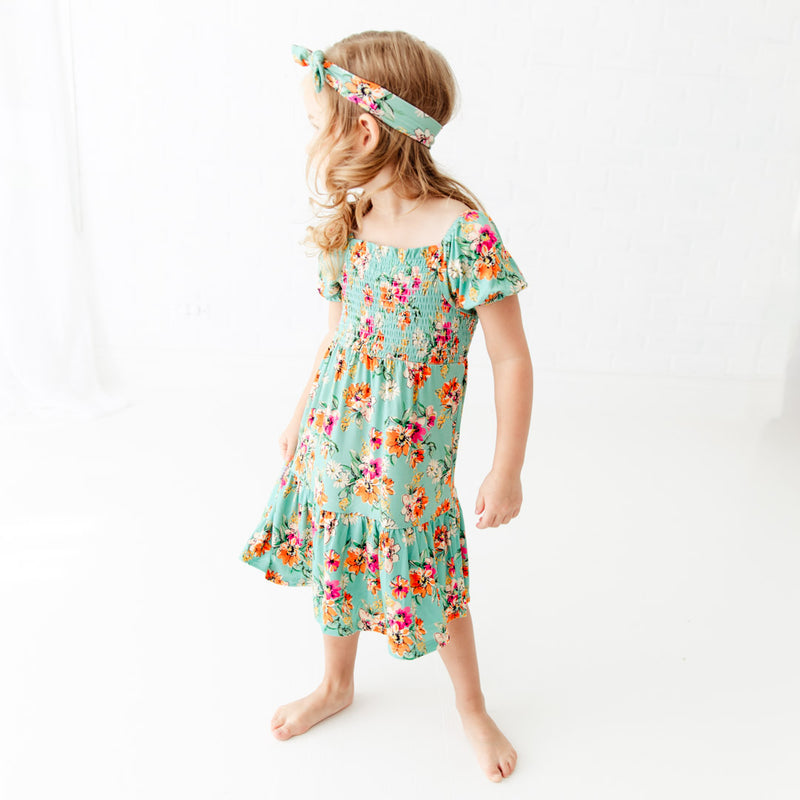 Flower Child Smocked Dress