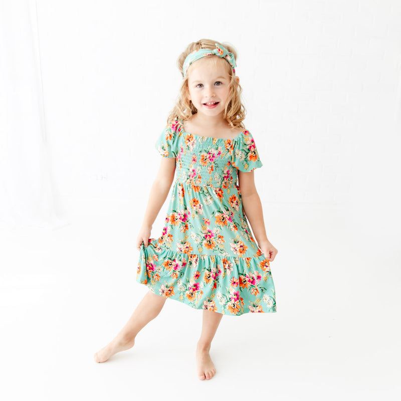 Flower Child Smocked Dress