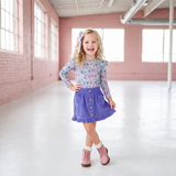 Flutter & Bloom Little Luxe Corduroy Skirt Set