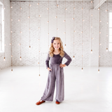 Frostberry Velour Leggy Romper - DROPPING SEPTEMBER 30TH