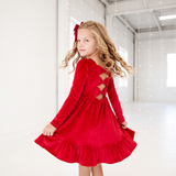 Garnet Ever After Velour Dress - DROPPING SEPTEMBER 30TH