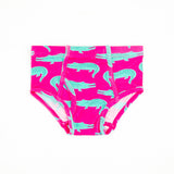 3 Pack Boy's Brief Underwear - Gator Trio