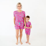 Later Gator Women's V-Neck and Shorts Set