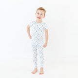 Perfect By Par Short Sleeve Two Piece Pajamas Set