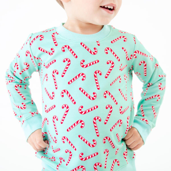 Candy Cane Lane Jogger Set - Mint